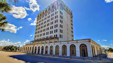 The Dixie Walesbuilt Hotel from 1926 resides today, abandoned but in some state of rehabilitation in downtown Lake Wales, Florida.

The hotel was said to be a favorite of the infamous Al Capone because of its extensive network of underground tunnels that exist to this day.

#Trovember