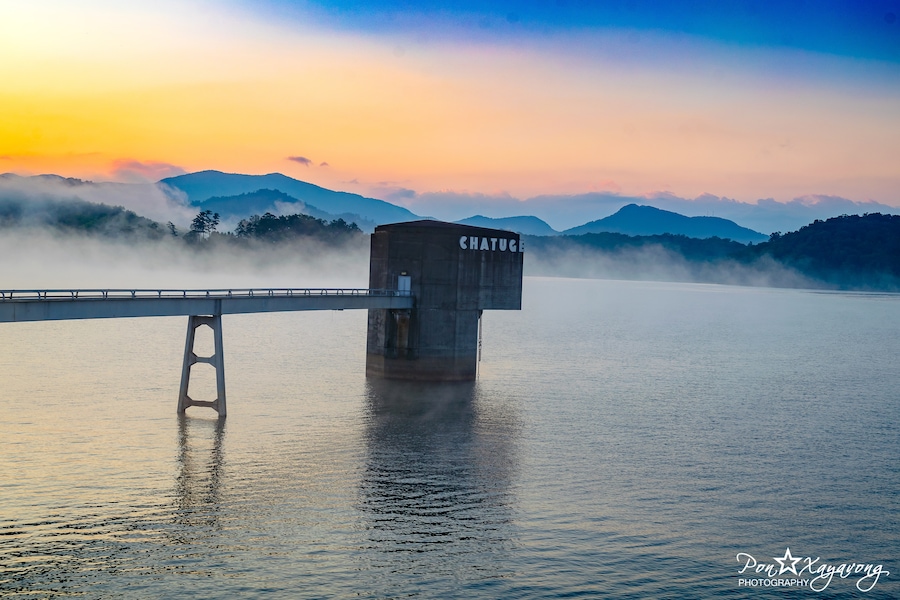 beautiful scenery during sunrise