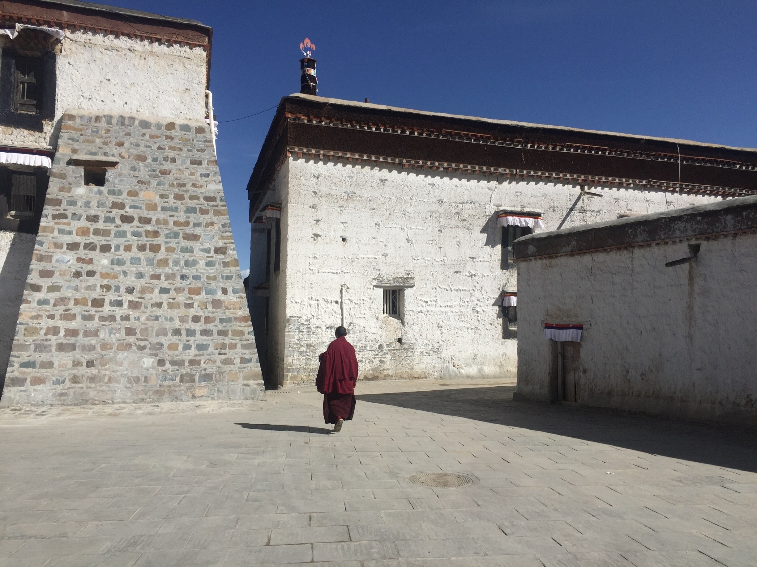 Lama and monastery  