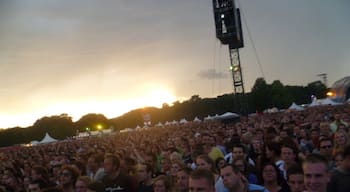 An amazing crowd for the Red Hot Chili Peppers concert June 28, 2012. The venue is a huge outdoor theatre - about an hour train from Amsterdam.