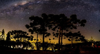 Milk way under a clear sky, in Campos do Jordão, Brazil.