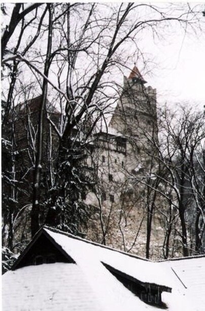 Bran castle situated on the border between Transylvania and Wallachia. 

#BestOf5 #WinterWonders #InStone