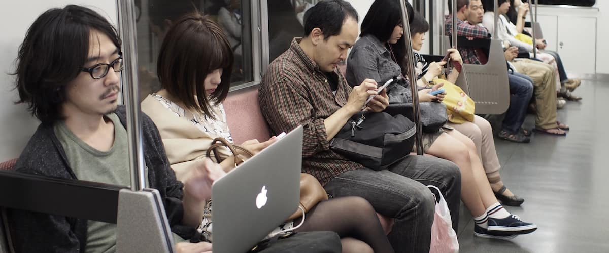 One of the things I love most about Japan is that no-one talks on their phone on the trains. There's nothing worse than being a captive audience, having to listen to someone speaking at full volume on public transport.