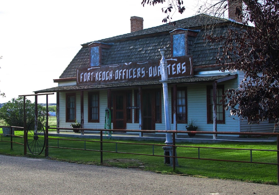 The hub of the complex is the original log building completed in 1941.