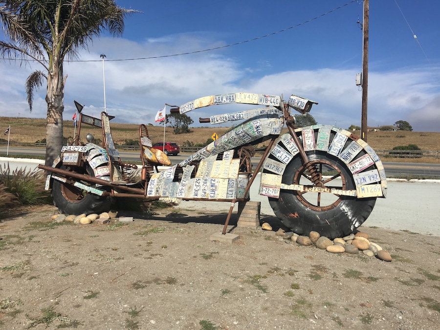 Art on Hwy 1 in California