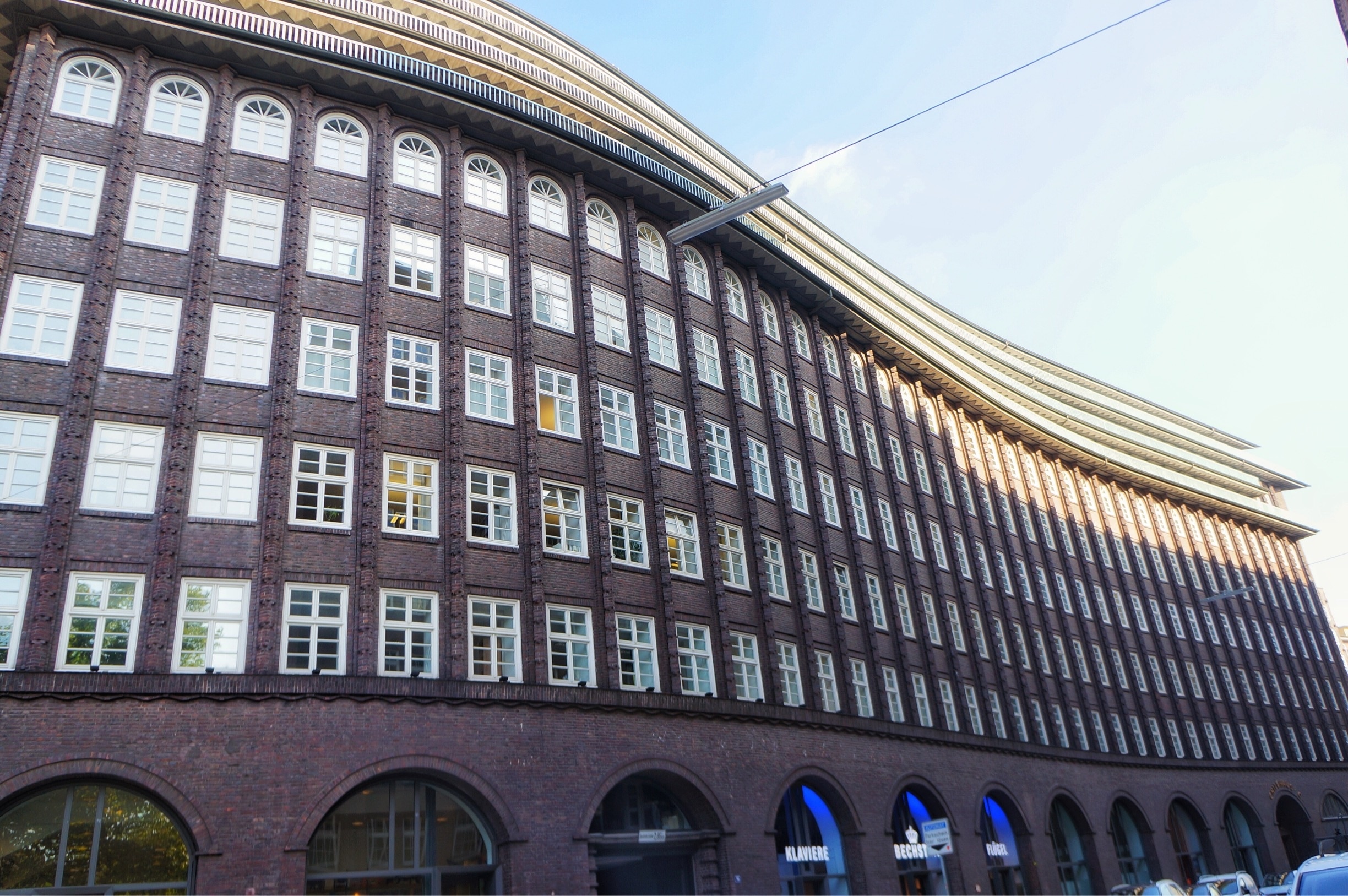 Chilihaus , building with 2800 windows, UNESCO Heritage - Hamburg