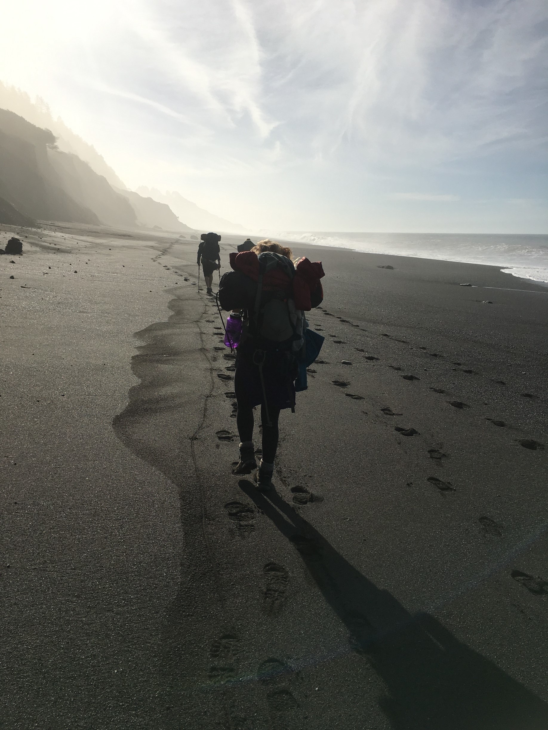 the Lost Coast Trail, not for the faint of heart or those afraid of the ocean! #lifeatexpedia
