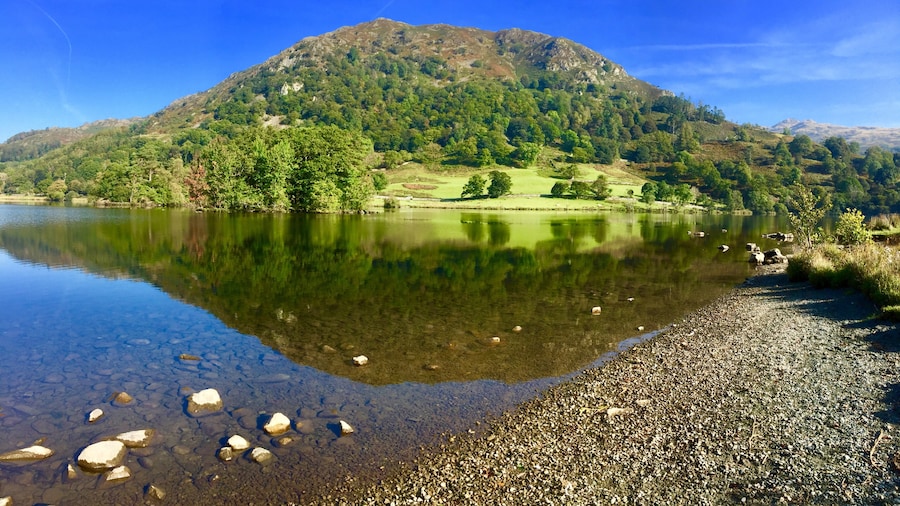 Across the lake to Heron Pike.