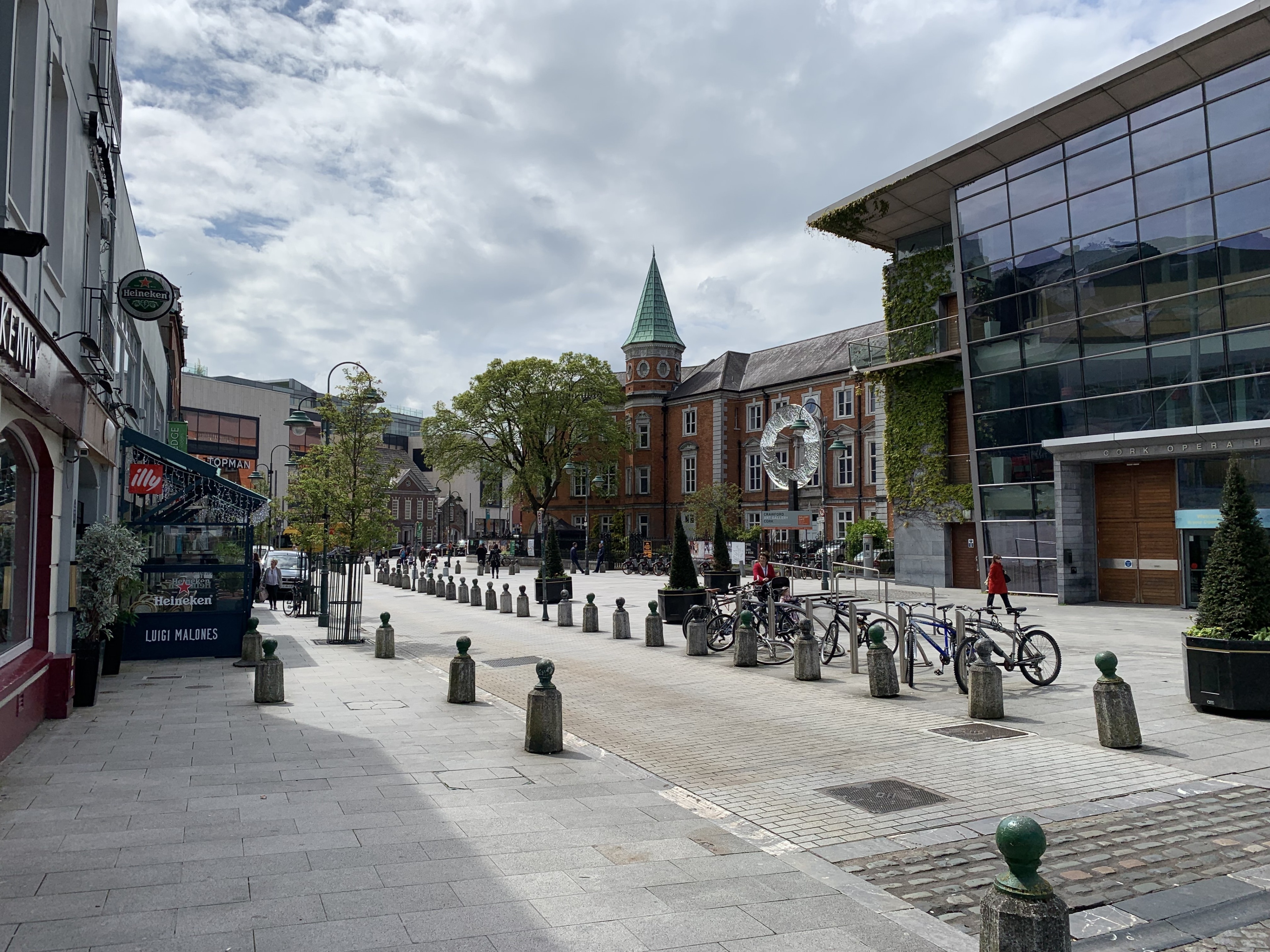 City center of Cork, Republic of Ireland