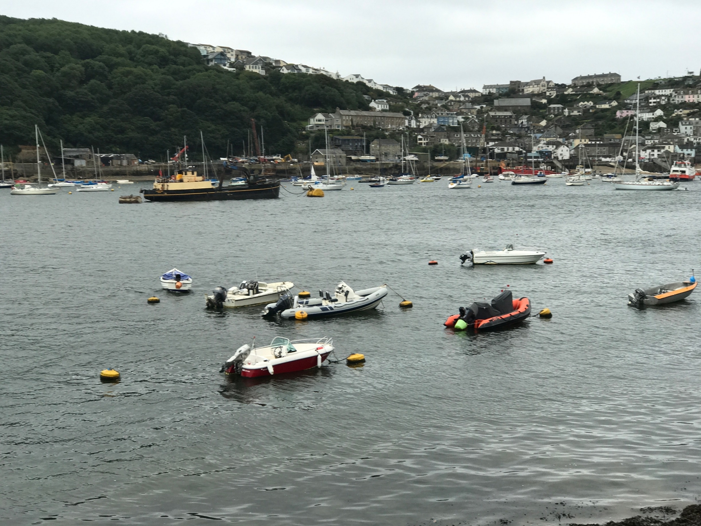 Dull old day but still lovely ! Beautiful Fowey 