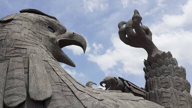 Jatayu earth centre #Jatayu Rock#symbolic of women safety & honour