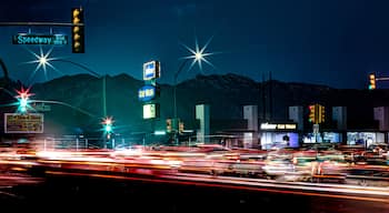 The aptly named Speedway Blvd in Tucson, Arizona.  50mm/f1.4/2 second exposure 9 images stacked.  #Tucsonspeedway, #historicSamHughesdistrict, #traffic, #longexposurephotography, #streetdwellers