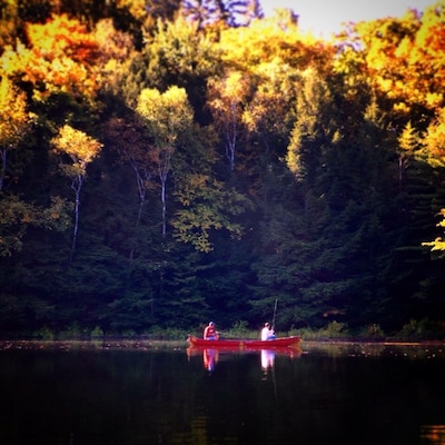 Fishing in autum