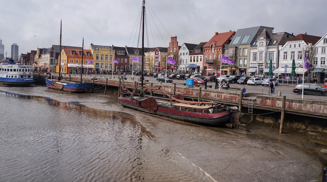 Puerto de Husum, Husum, Schleswig-Holstein, Alemania