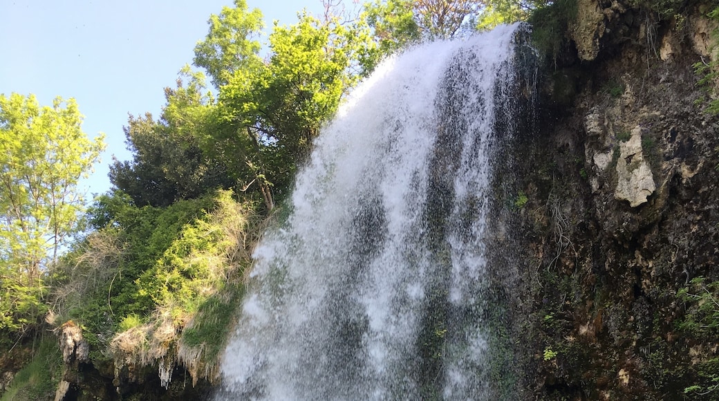 Salles-la-Source Waterfall, Salles-la-Source, Aveyron, France