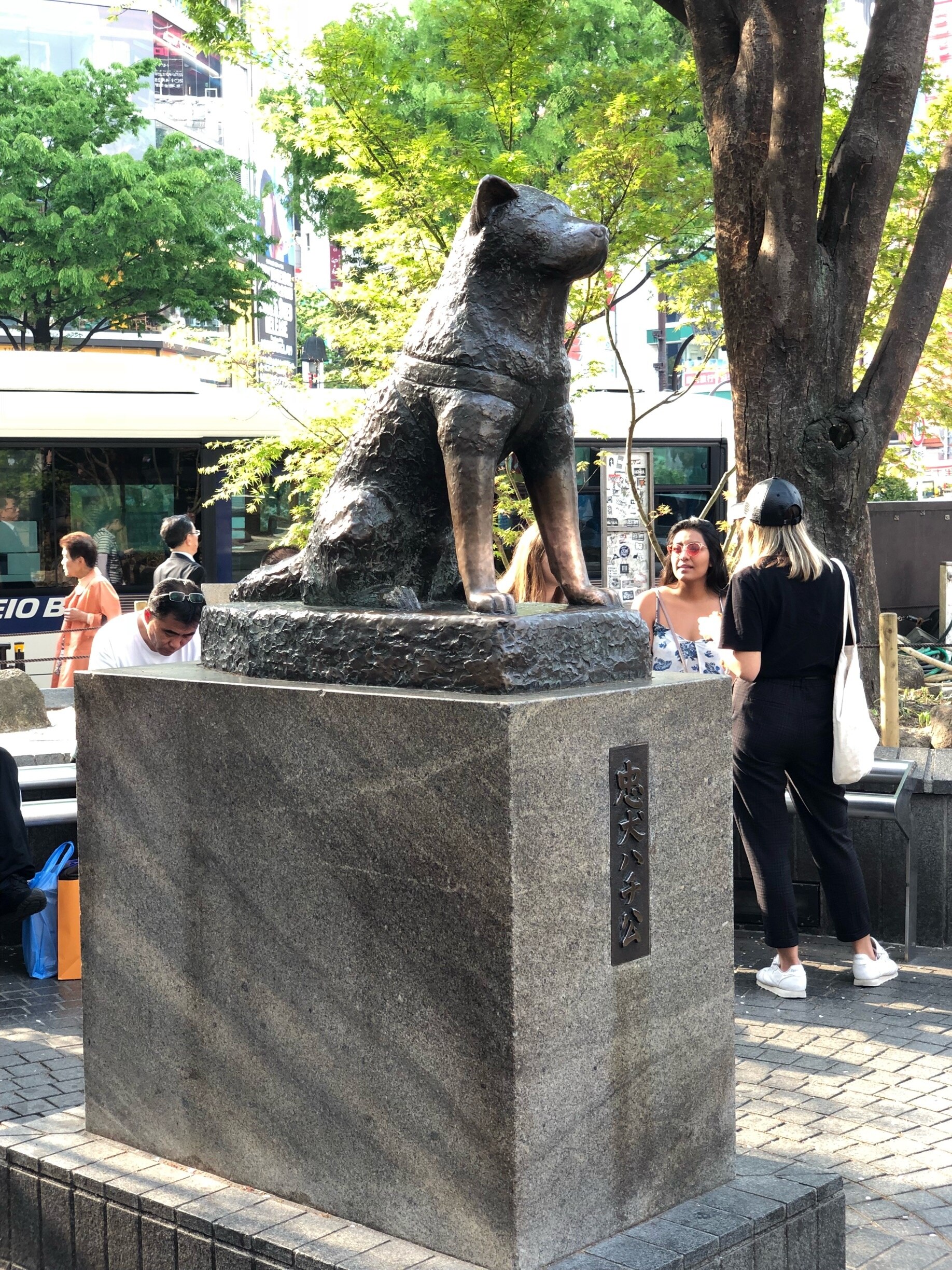 Hachikō memorial statue