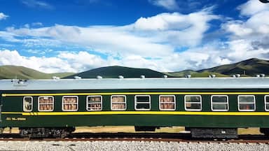 Scenes from the Qinghai Tibet express, the highest train in the world that travels 2000 km over the breathtaking Tibetan plateau..

#tibet #himalayas #train 