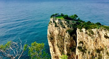 This is one of my favorite hikes in Gaeta,Italy off the trail you can overlook this beautiful mountain in Gaeta and the entire Serapo beach area truly a reward once you get there. #TakeAHike