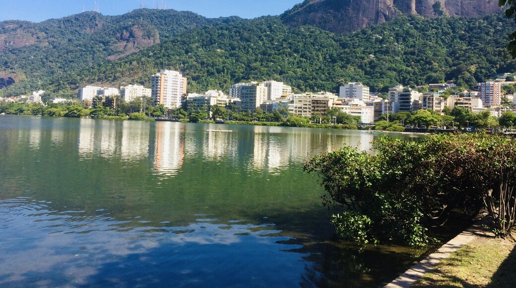 Rodrigo de Freitas Lagoon, Rio de Janeiro, Rio de Janeiro (stat), Brasilien