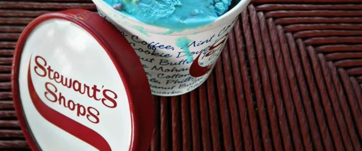 Stewart's Shops. An upstate New York thing. You wouldn't understand. ;) 
Looks like a regular gas station to visitors, but it's where we all get the best local dairy products around! Try the loopy loop ice cream--tastes like fruity pebbles! #blue