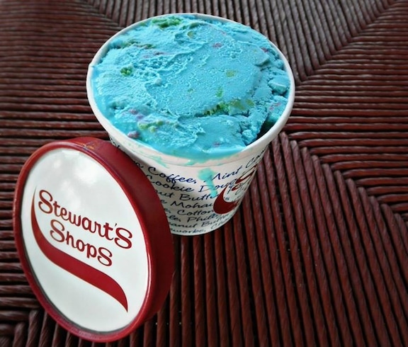 Stewart's Shops. An upstate New York thing. You wouldn't understand. ;)
Looks like a regular gas station to visitors, but it's where we all get the best local dairy products around! Try the loopy loop ice cream--tastes like fruity pebbles! #blue