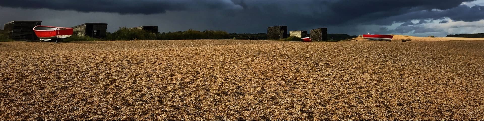 Amazing clouds over Dunwich beach, Suffolk.
