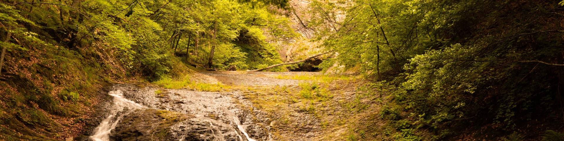 Nice hike through the mountains. The waterfall is said to be the tallest in Balkans area (35 meters).