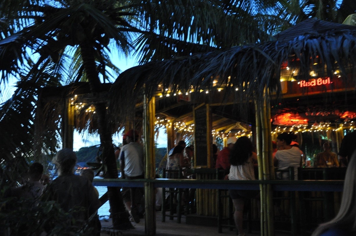 This funky outdoor bar is a great place to have a drink and watch the sun set.