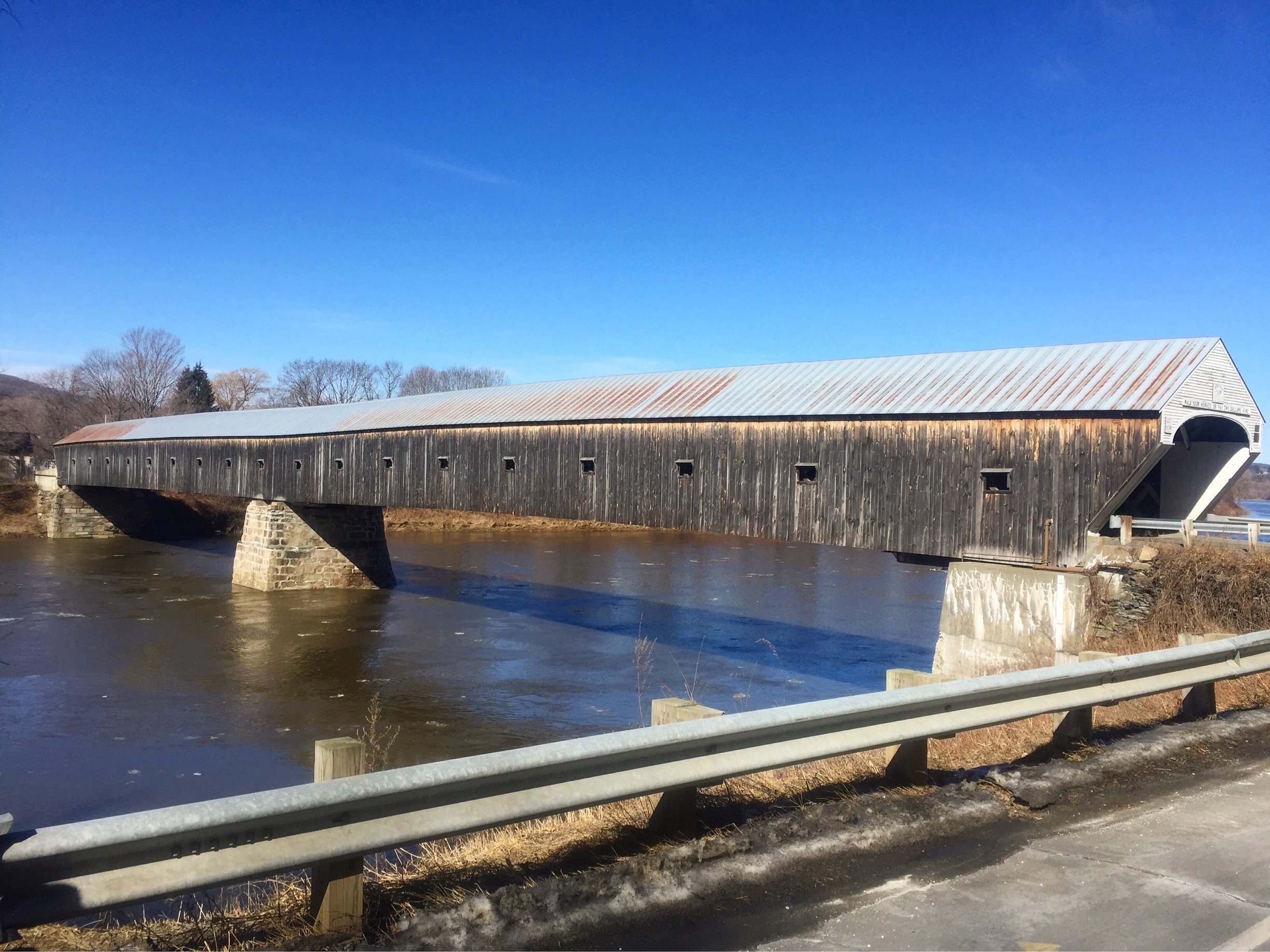 Held the title for longest covered bridge in the US until 2008! Jumps the CT River between VT and NH