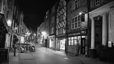 Saddler St Durham at night