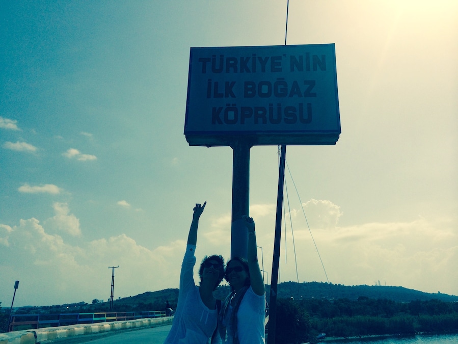 The first bosphorus bridge of Turkey isn't in Istanbul...it's the way to the lovely island Cunda