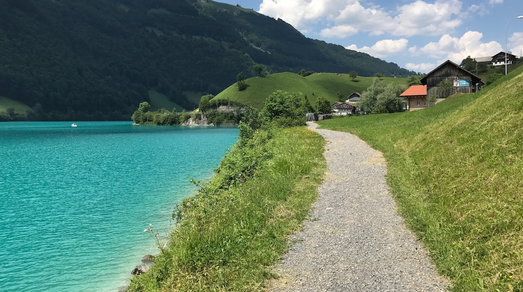 Lake Lungern, Lungern, Canton of Obwalden, Switzerland