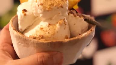 It’s like a bonus after a sweaty walk exploring the town. This coconut ice cream with coconut bits is so refreshing and creamy. Heavenly. Served in a coconut shell.
