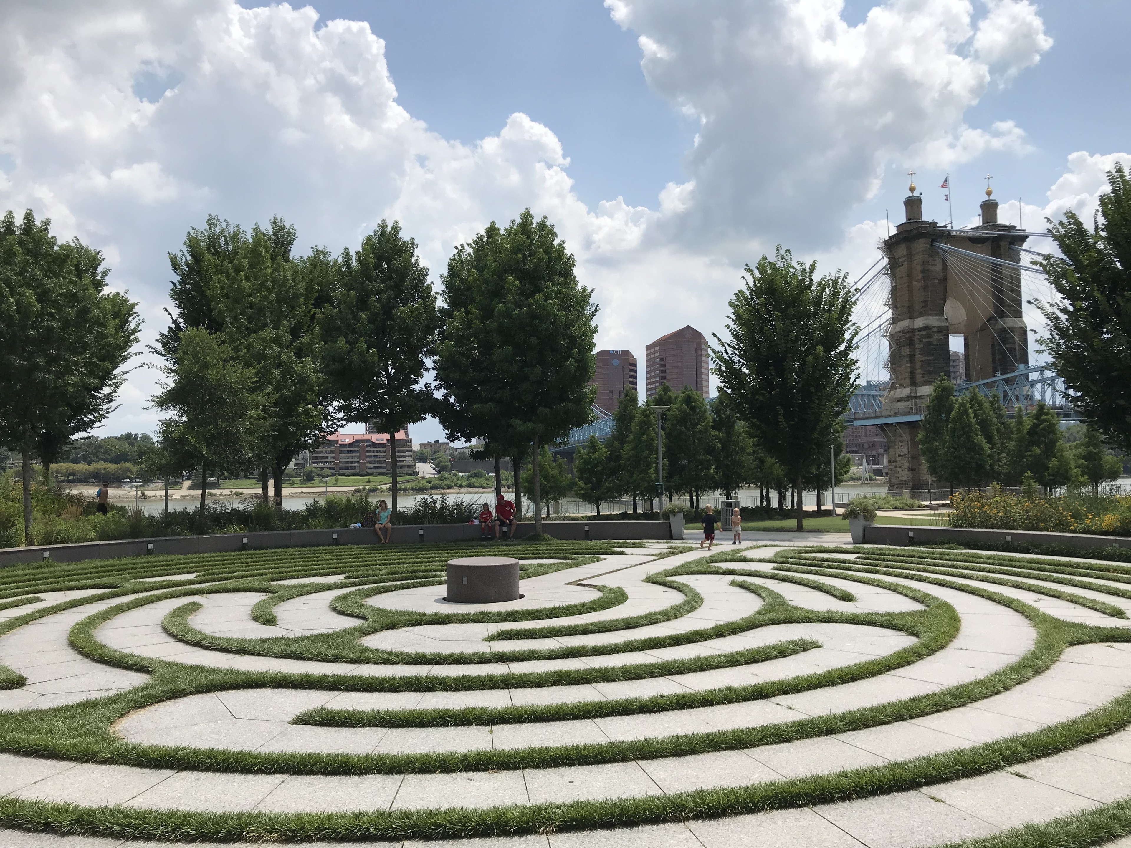 The Smale Riverfront Park is a great place to entertain your children, relax in a peaceful garden, or enjoy a picnic by the river. A labyrinth maze, various water play areas, a foot piano, a playground, and swings = endless fun!