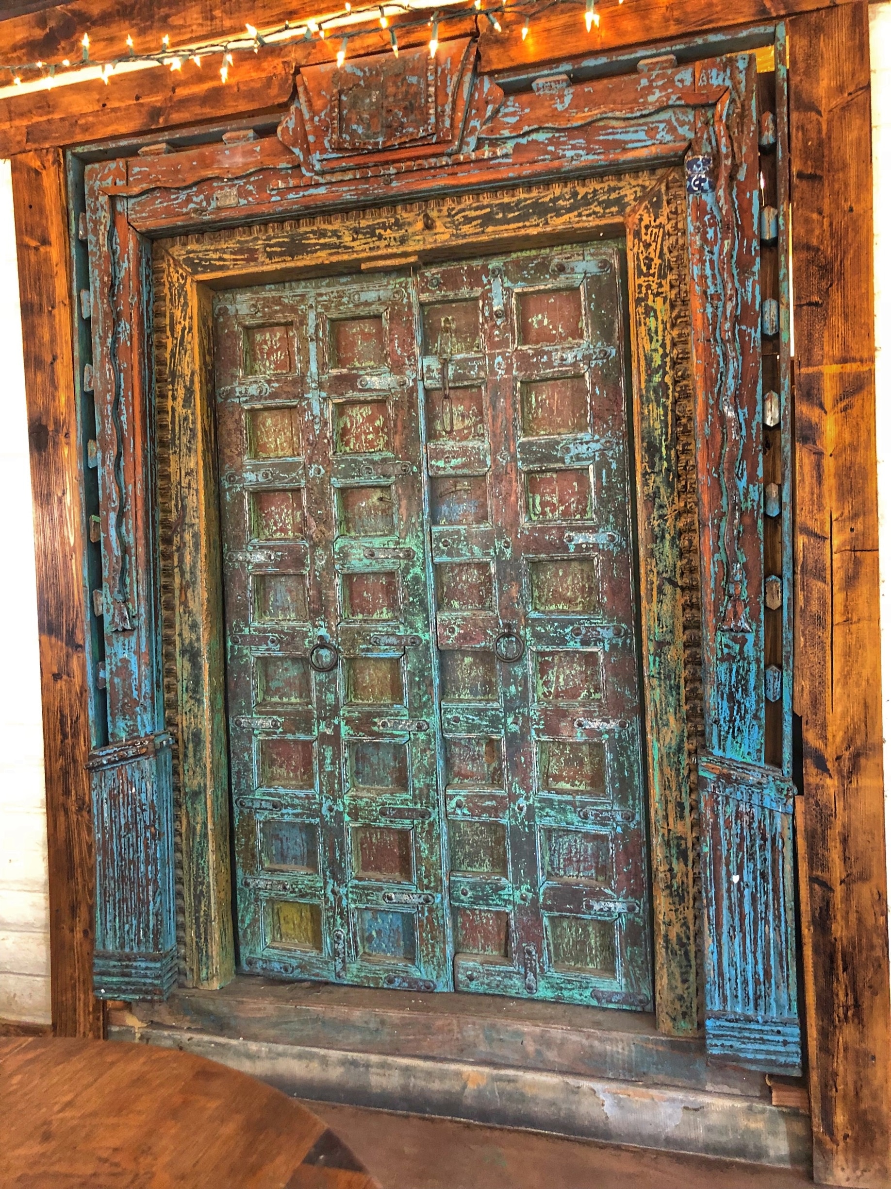 This amazing door was at the winery we went to. I should have asked about the story on this.
