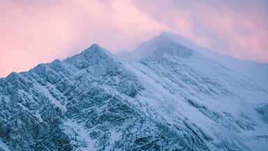 Twin peaks during sunrise #Adventure