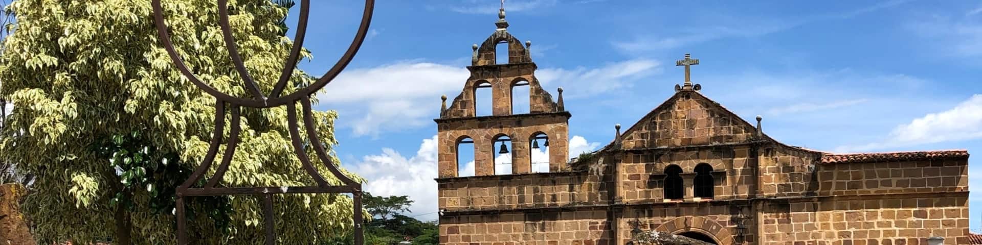 We walked about 3.5 hours from Barichara to Guane, a great walk