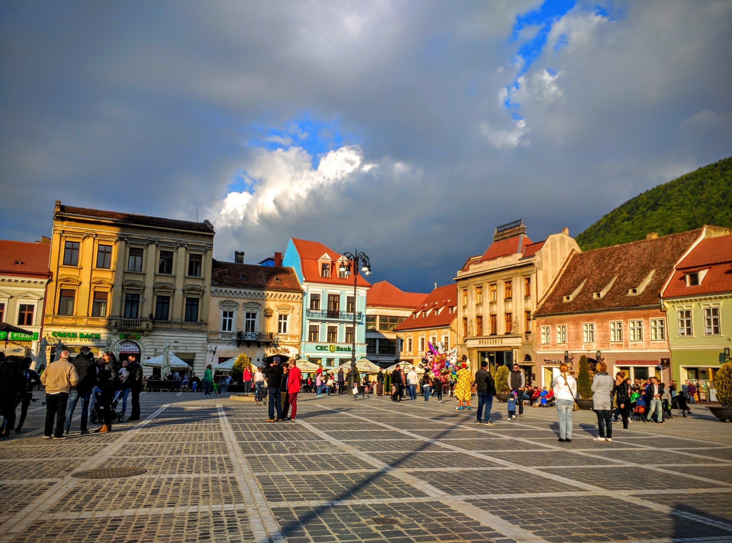 Currently in Brasov!  I ran away from Bucharest and ended up here.  This is more my style, quaint medieval town that offers the simple things.  #alwayswanderlust