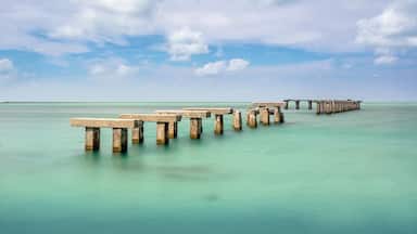 The old pier at Gasparilla State Park, Boca Grande FL. a wonderful spot to enjoy the warm Gulf currents.
