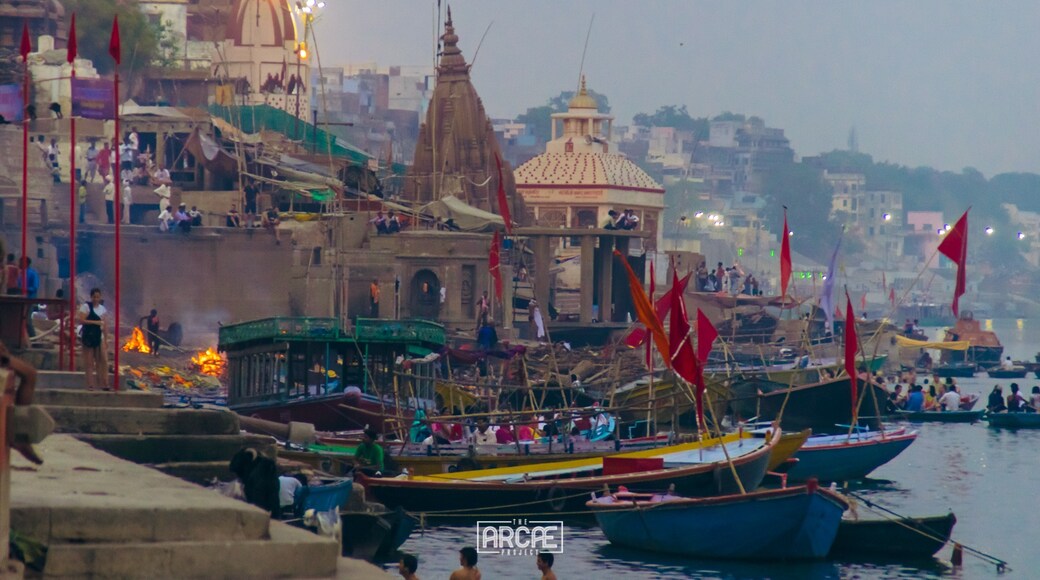 Marnikanika Ghat, Varanasi, Uttar Pradesh, Indien