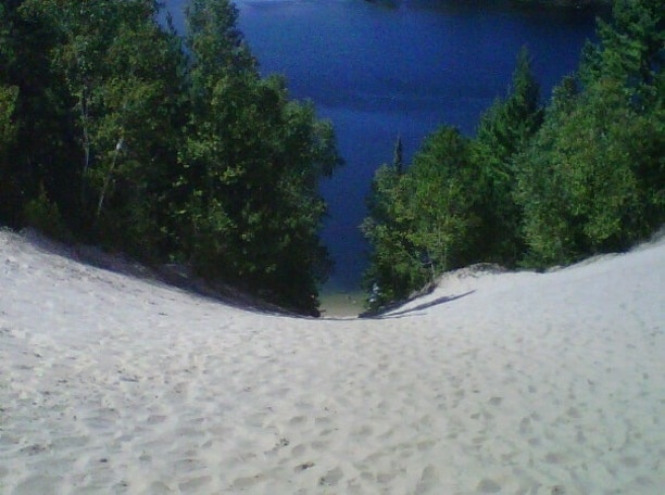 What an awesome dune!! Just remember what runs down must also climb up. 