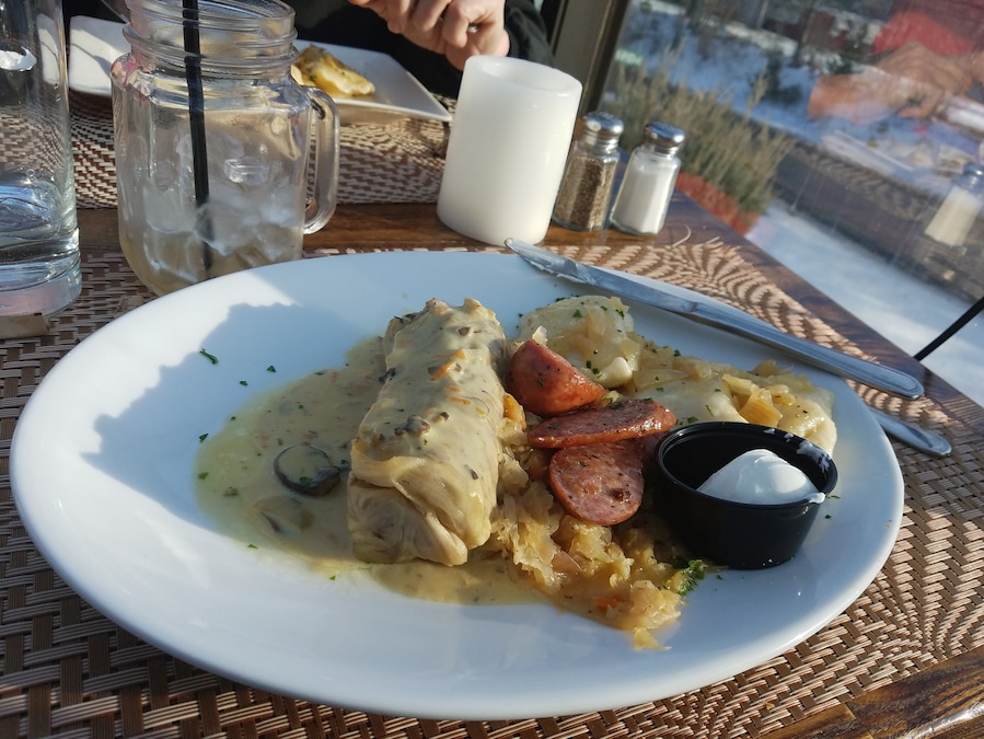 Great little restaurant serving American-Ukranian dishes.