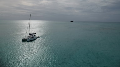 Neighbors during our Cat Island #Adventure

Neighbors are few and far between on the pristine Cat Island. Our adventuring cohorts anchored in Fernandez Bay for only a brief time, leaving us to admire their picturesque departure.