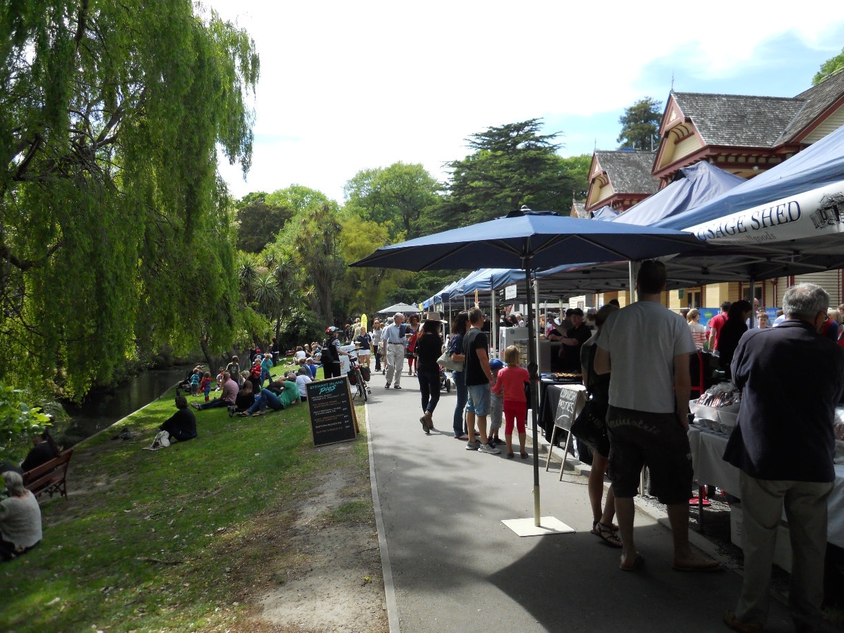 Visiting this farmers market in Riccarton Bush, just outside of the center of Christchurch is a wonderful way to sample the areas foods and mix with locals.