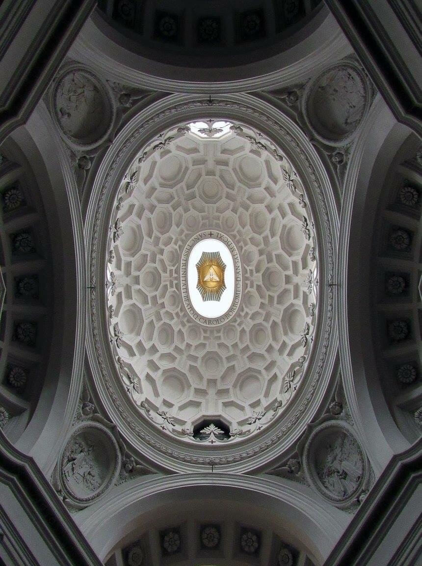 This beautiful baroque church in Rome is relatively small compared to the city's many others, but it was one of my favorites when I visited. Make sure to look up at the beautiful ceiling which has a unique baroque oval dome instead of the usual circular shape!
#patterns