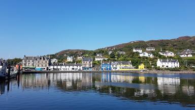 There are lots of amazing places in the world, and OK I might be slightly biased, but when Scotland really turns it on there is nowhere to beat it.  This is Tarbert, a little fishing town on the west coast, so pretty.  The water here is like glass some days. #Scotland 