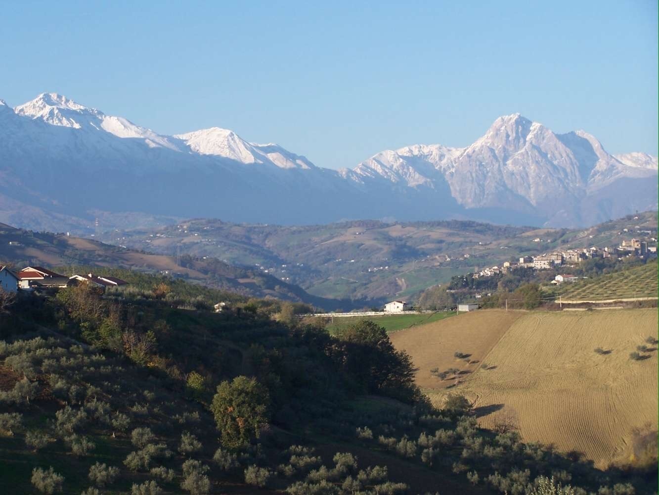 Mountains of Abruzzo Italy. View from our house.
http://sleland.weebly.com/blogs/a-is-for-abruzzo