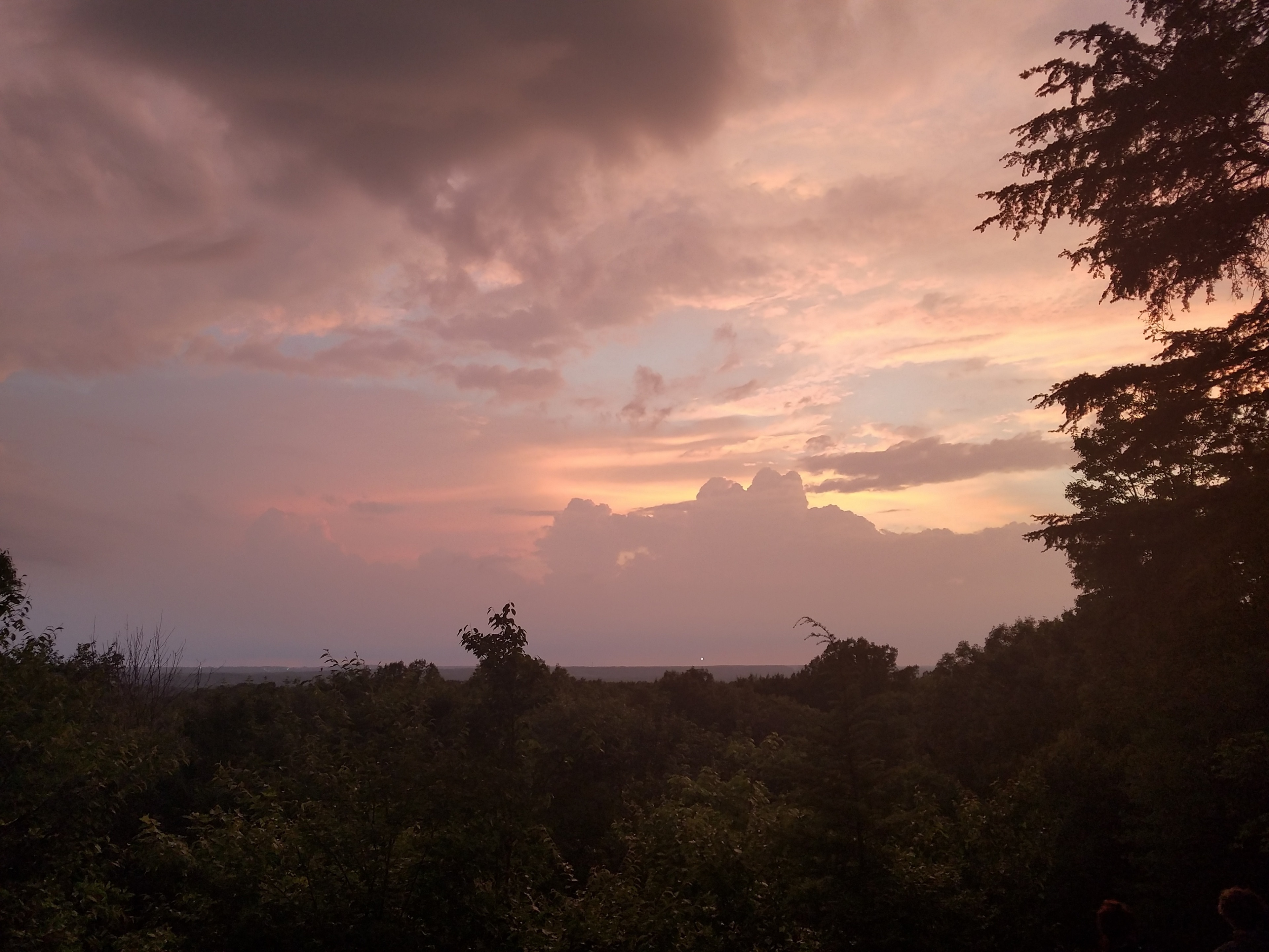 Just another sunset from a great vantage point. The Ledges Overlook. 