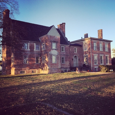 Ghost tour at Bacon's Castle in Surry VA.