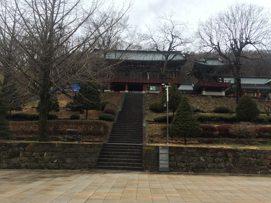 Temple at Jiri mountain of Hadong.